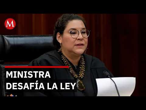 Ministra Batres rechaza 15 precedentes legales y mantiene su propuesta