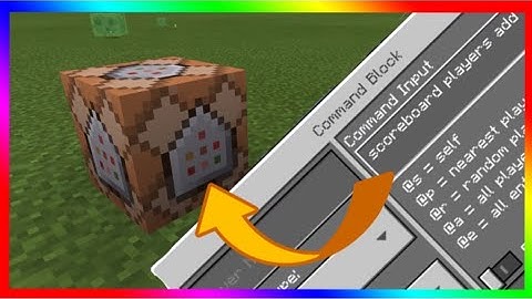 MCPE HOW TO MAKE A SHOP WITH COMMAND BLOCKS USING SCOREBOARD COMMAND