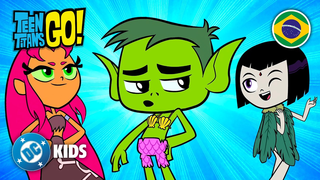 Desfile de Moda na Ilha | Teen Titans Go! em Português 🇧🇷 | @DCKidsBrasil