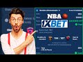 Nouvelle astuce 1xbet pour gagner des millions dans les paris sportifs grce au basketball nba