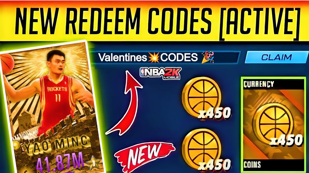 ⚠️Valentines!💥[CODES]⚠️NBA 2K MOBILE REDEEM CODES 2026 - NBA 2K MOBILE BASKETBALL CODES 