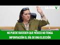 SI NO VAMOS a TENER PREP, QUÉ INFORMAREMOS a la CIUDADANÍA: TADDEI