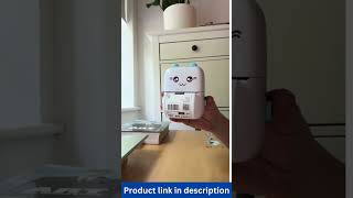 Portable Thermal Bluetooth Inkless Printer, Sticker Maker IOS and Android Compatible #etsy #shorts