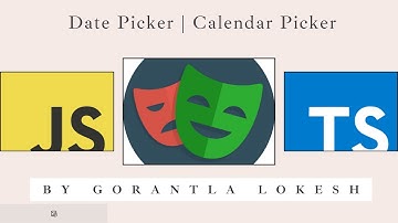[2024] Part 17: Handle Date Picker or Calendar in Playwright | JavaScript & TypeScript