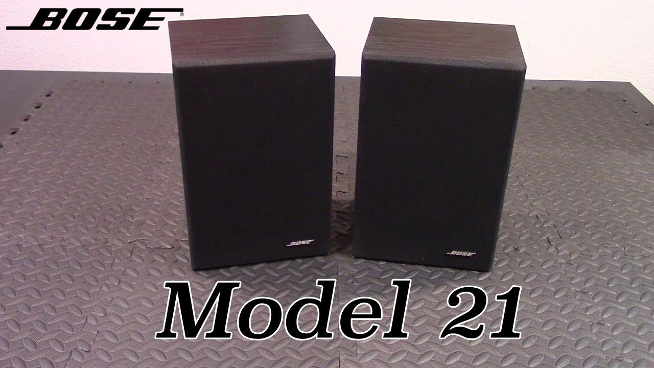 Bose Model 21 Bookshelf Speaker Review And Demo Youtube