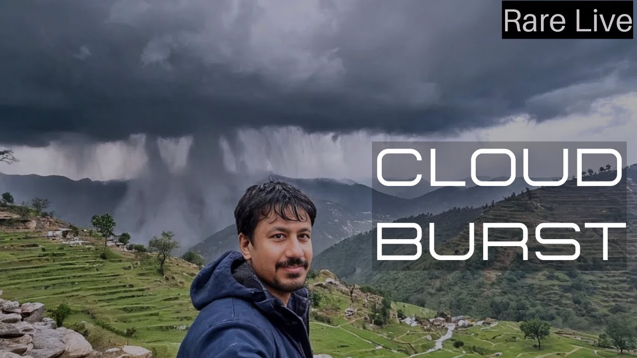 Live Cloudburst - Cloud bursting real video #cloudburst - Wild Wild ...