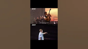 Never say never live 2010 vs 2021