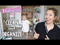EXTREME CLEAN & ORGANIZE WITH ME | VLOG STYLE | NURSERY | Jessica Elle