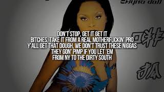 Foxy Brown - Ride (Down South) (Verse - Lyrics On Screen)