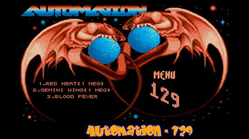 Atari ST / E Automation Games Disk Menu 129 -Those were the Days...
