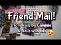 Friend mail from nails by cammie  nails with gg 