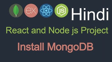 React and node js project in Hindi #7 install MongoDB