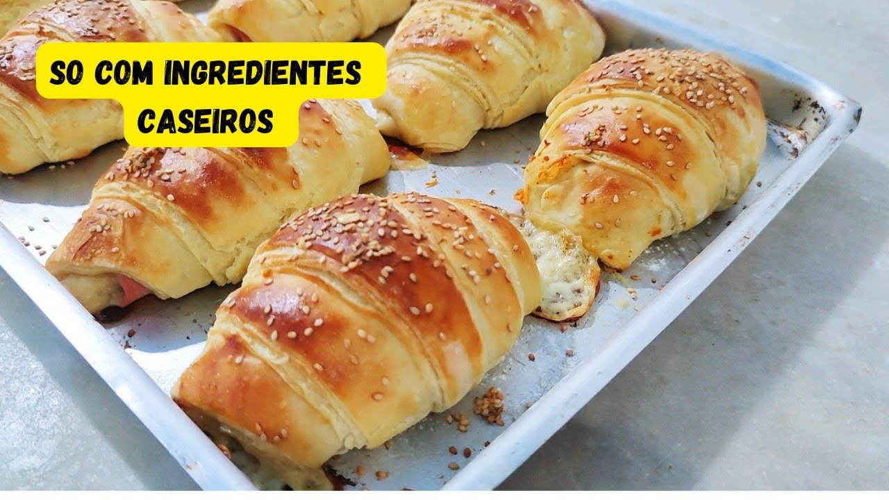 Como fazer croissant caseiro que vende muito