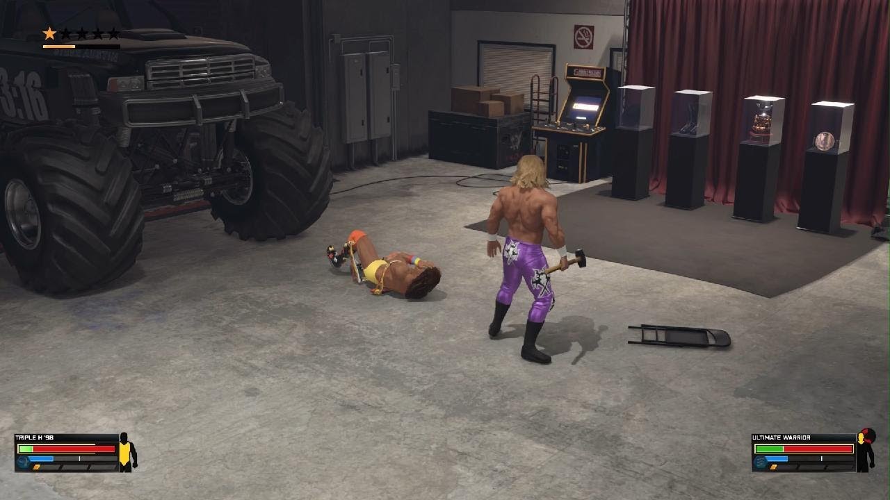 Triple H  vs Ultimate Warrior (RISSA)