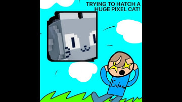 TRYING TO HATCH A HUGE PIXEL CAT IN PET SIMULATOR X! (Part 1)