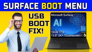 How to Boot Microsoft Surface from USB & Enter UEFI Settings | Complete Guide