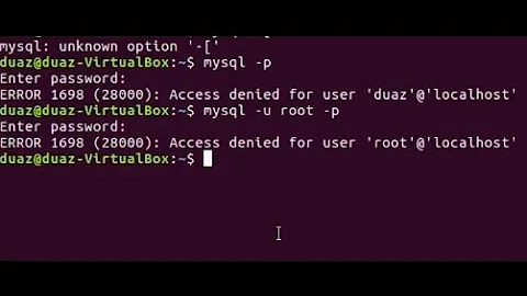 Mariadb (Ubuntu) - ERROR 1698 (28000): Access denied for user 'root'@'localhost'