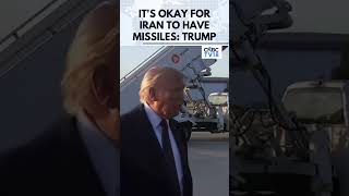 It’s Unfair For Iran To Lack Ballistic Missiles If Neighbors Have Them: Donald Trump | N18G