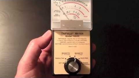 Trifield Meter for measuring EMF