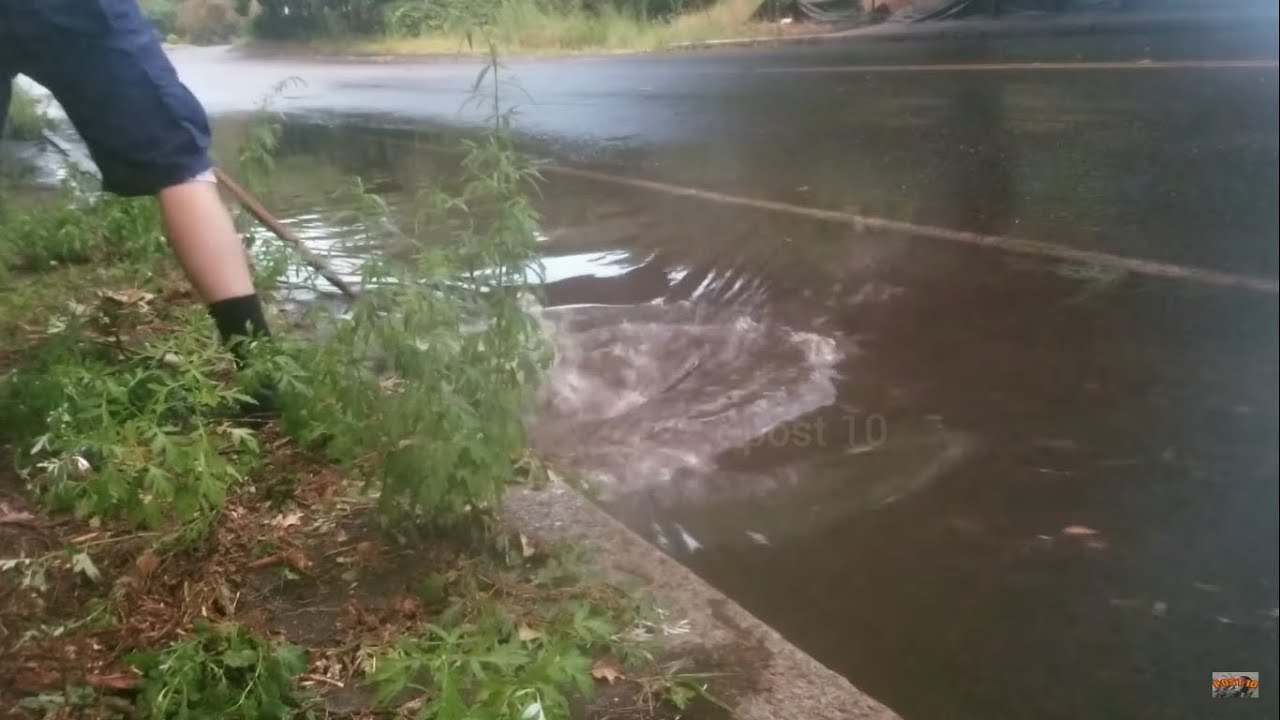 Draining Flooded Roadways, Unclogging Drains With Huge Whirlpools - YouTube