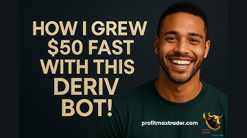 How I Grew $50 Fast With This Deriv Bot!