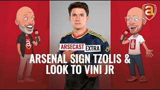 Arsenal Sign Christos Tzolis & Look to Vinicius Jr | Arsecast Extra