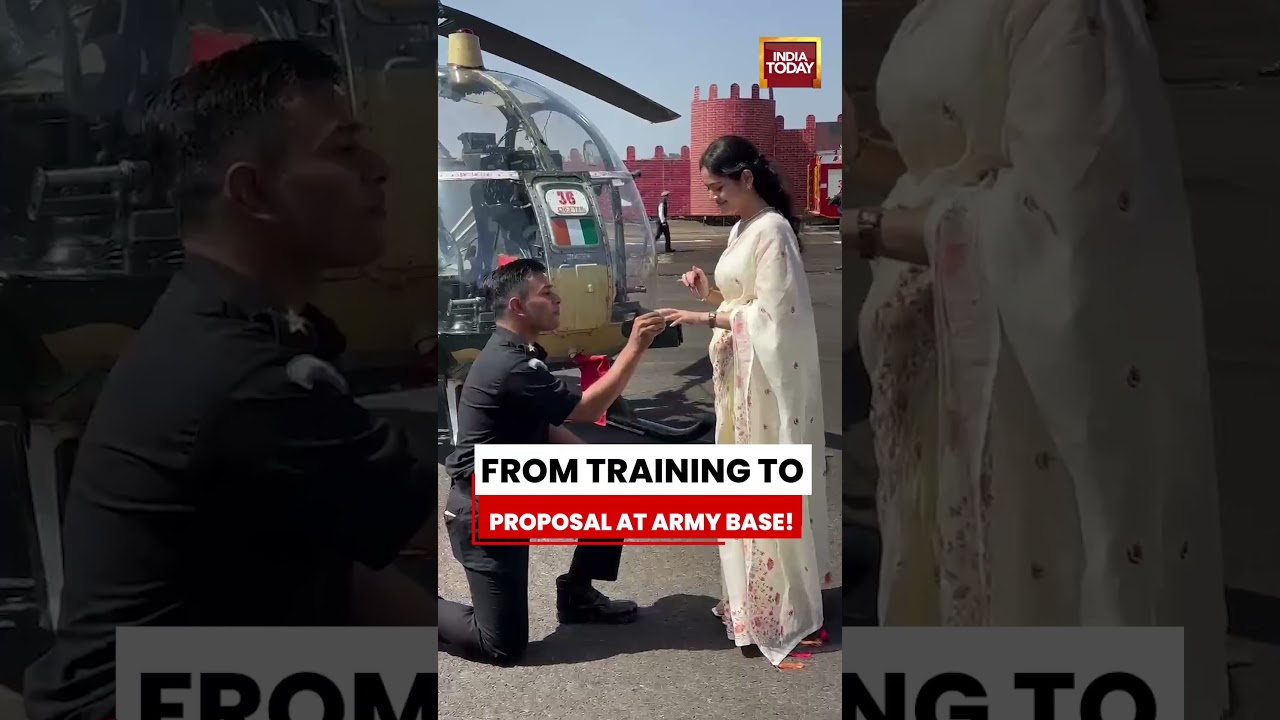 Emotional Proposal at Nashik Army Aviation School Goes Viral | India Today