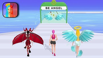 Destiny Run 😈😇 NEW UPDATE!! All Levels Gameplay Android, iOS (Level 1-4)