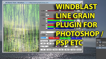 Wind blast / rain plugin for Photoshop