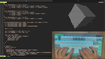 ASMR Programming - Spinning Cube - No Talking