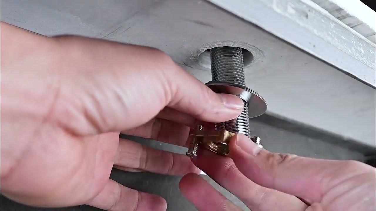 How to install a glass rinser? YouTube