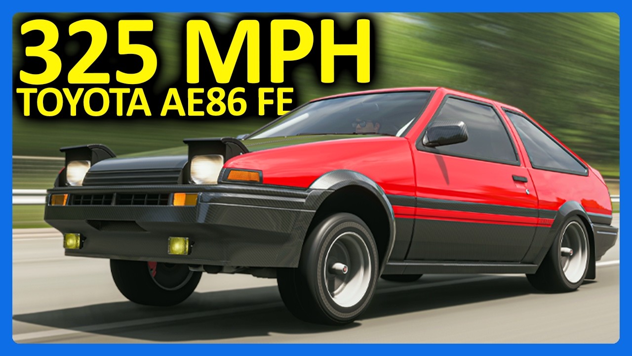 Forza Horizon 6 : 325MPH Toyota AE86 Customization!! (FH6 Fastest Car)