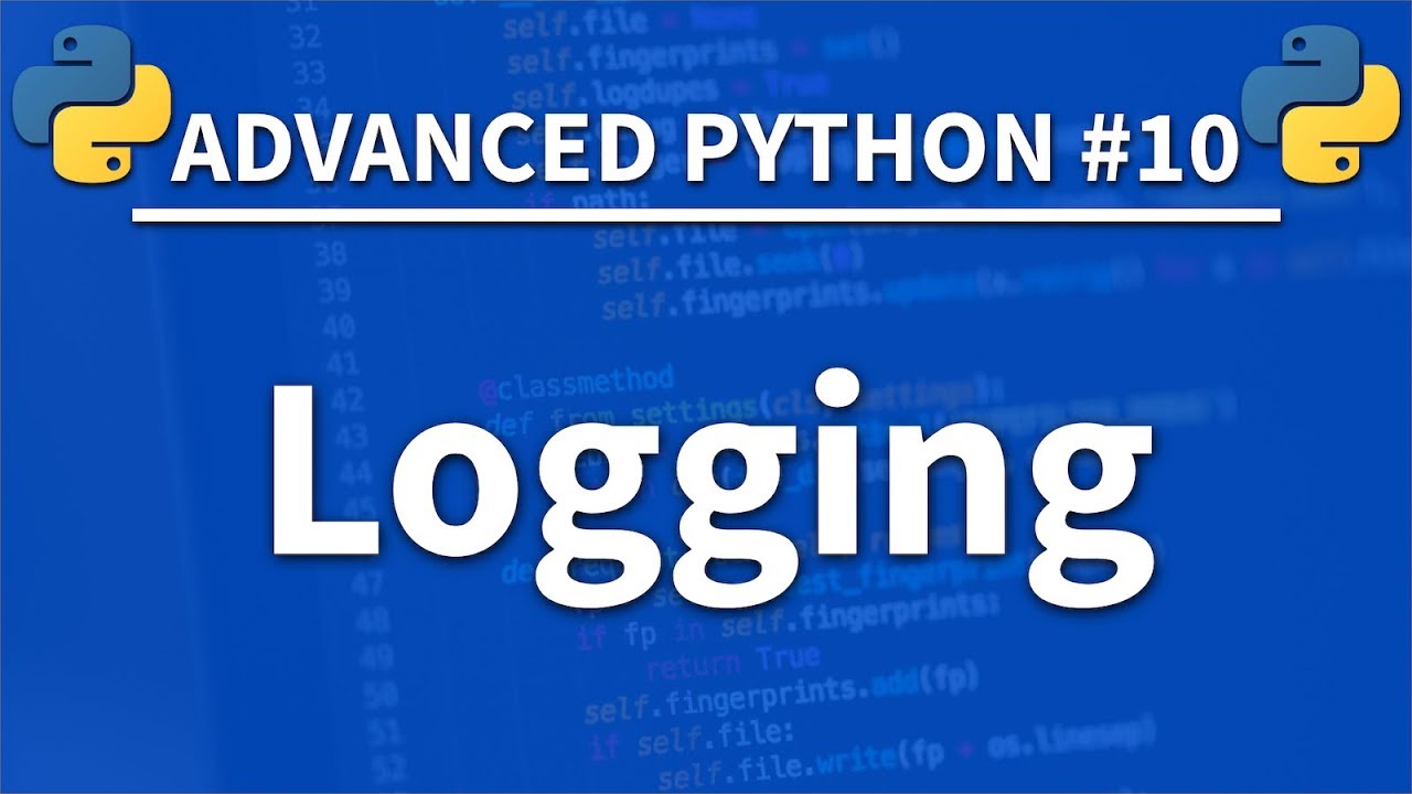 Logging python to file