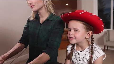 WHEN SHE LOVED ME TOY STORY   6 -YEAR OLD CLAIRE CROSBY AND MOM