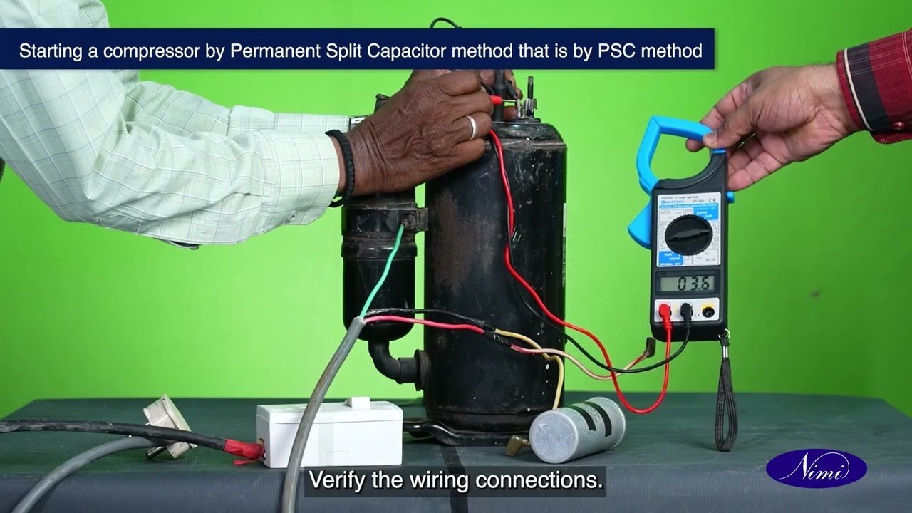 Start the compressor motor by RSIR ,CSIR, PSC &CSR Method by using | NIMI | DIGITAL | BENGALI |