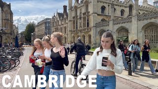 🇬🇧 Cambridge City Tour 2023 | Walking Through Cambridge City Centre | England Walk 4K HDR