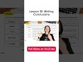 Lesson 10 (Unhook + Conclusion Linking Words)