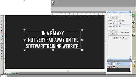 VinylCut 5 the Title Crawl Effect to Create Star Wars Looking Text, Step by Step Video