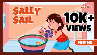 Sally Sail Rhyme For Kids  Fun Snail Adventure Song  Rhyme Time With Volt