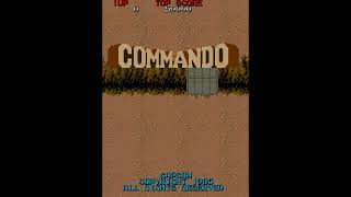Commando attract mode (arcade) (Capcom) (1985)