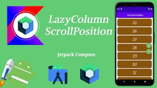 How to Implement LazyColumn Scroll Position in Jetpack Compose | Android | Kotlin | Make it Easy