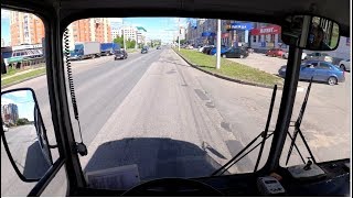 картинка: 685 - ый троллейбус | Вид из кабины | Чебоксары