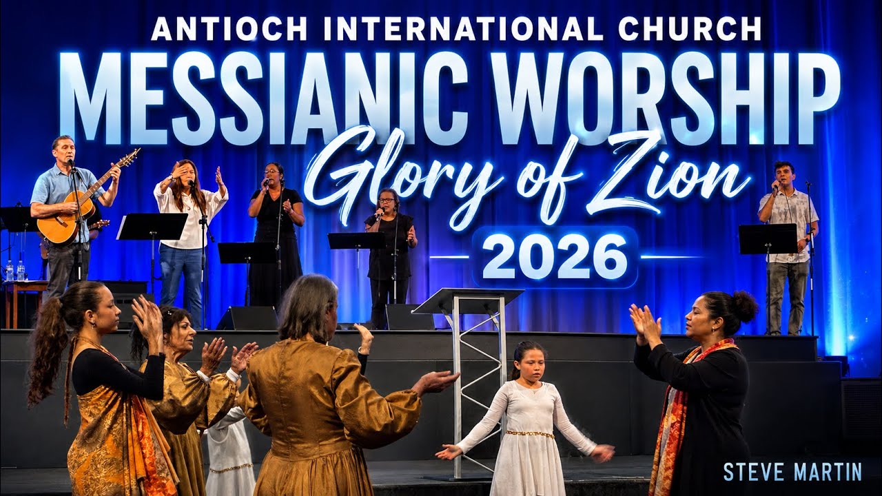 Messianic/Hebrew worship led by Barry & Batya Segal, Zion dance team, Glory of Israel conf. 2026