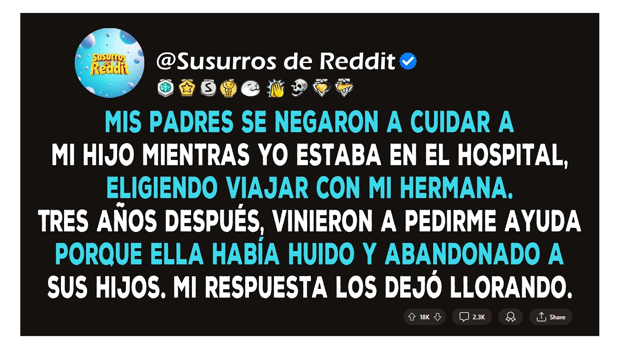 Mis padres se negaron a cuidar a mi hijo mientras yo estaba en el hospital, prefiriendo viajar con..