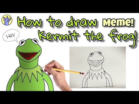 Kermit The Frog Drawing Easy Step By Step ~ Drawing Easy