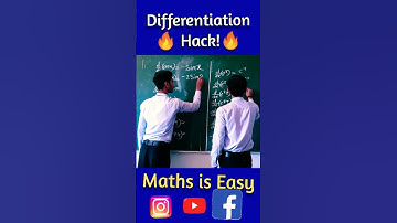 Differentiation Hack 🔥 | Differentiation Trick | Differentiation Formulas #fun #shorts #short #trend