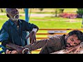 ASMR Sleep Massage Head &amp; Back With Baba Kallu | Relaxing ASMR Head,Back,Neck &amp;Leg Massage for Sleep