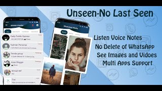 Unseen No last Seen || Unseen Online || Best Hidden Chat App 2021|| Read Chats Without being Noticed screenshot 2