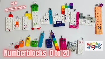 Numberblocks Mathlink Cubes 0 to 20 Activity Set