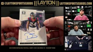 2024 Panini Impeccable Football Hobby 3 Box Case Break #2